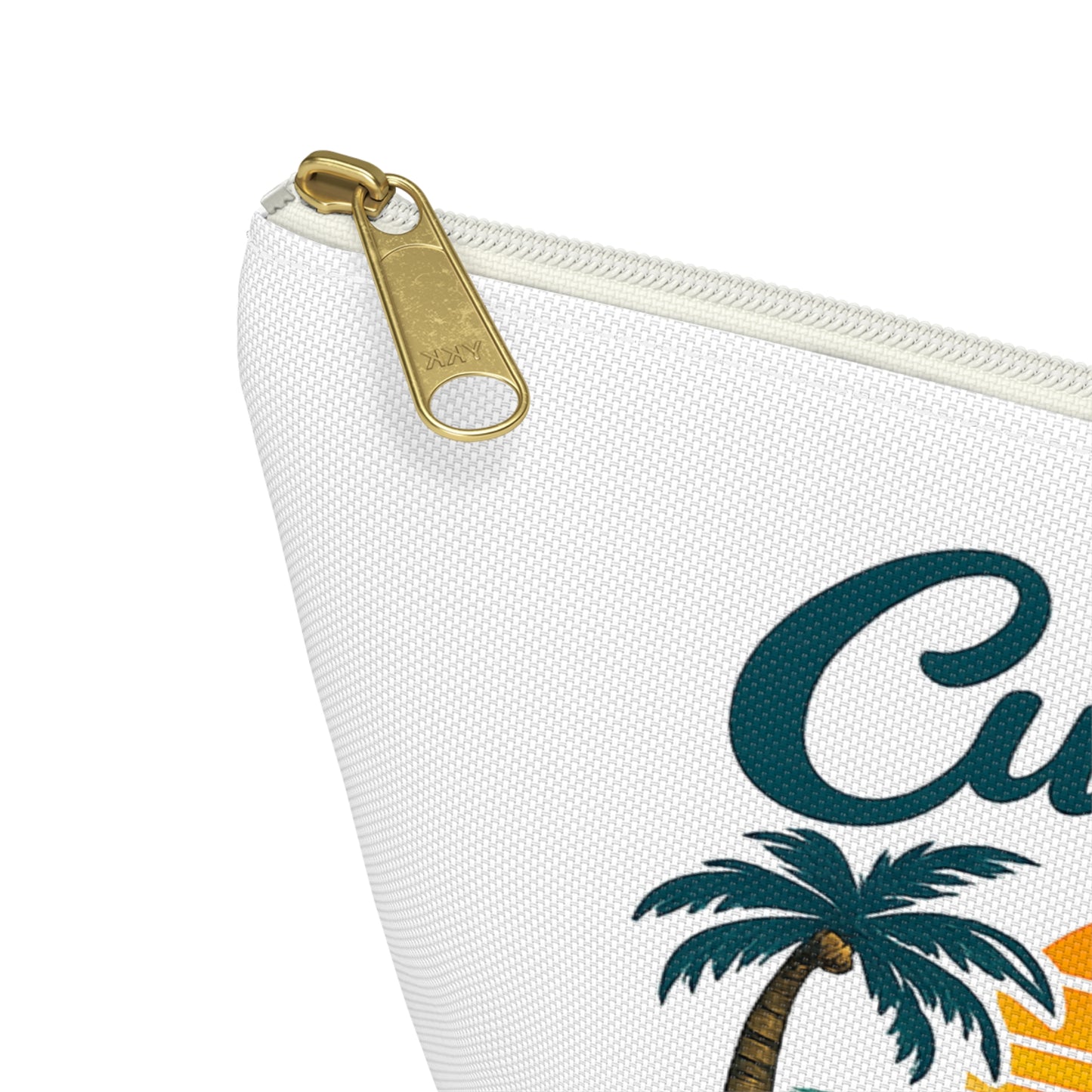 Accessory Pouch — "Currently Avoiding Everyone" Beach Sunset Travel Cosmetic Bag