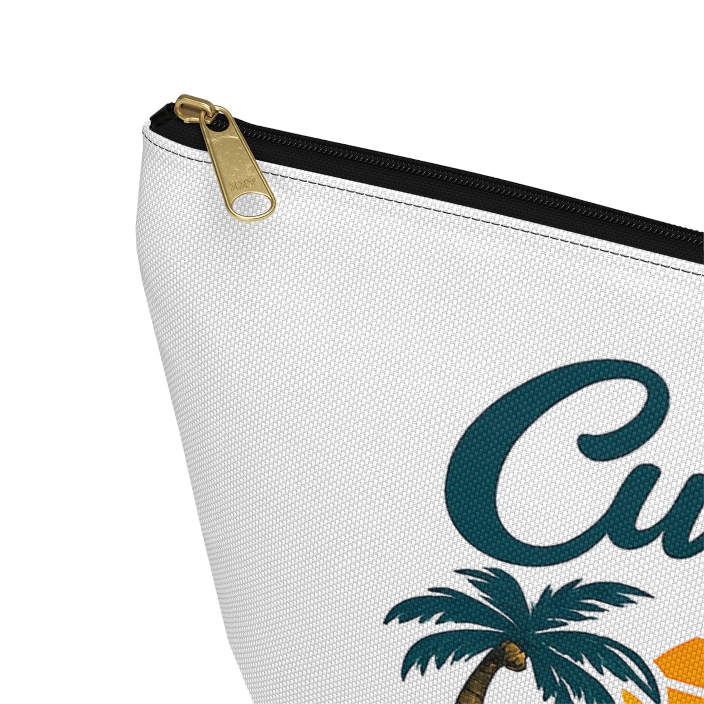 Accessory Pouch — "Currently Avoiding Everyone" Beach Sunset Travel Cosmetic Bag