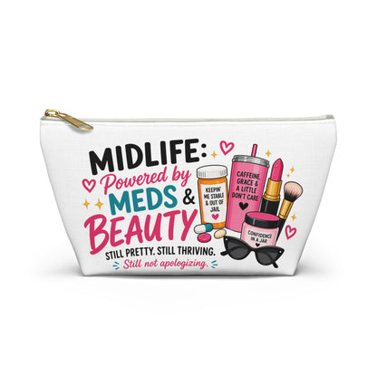 Accessory Pouch — Midlife Powered by Meds & Beauty Cosmetic Bag