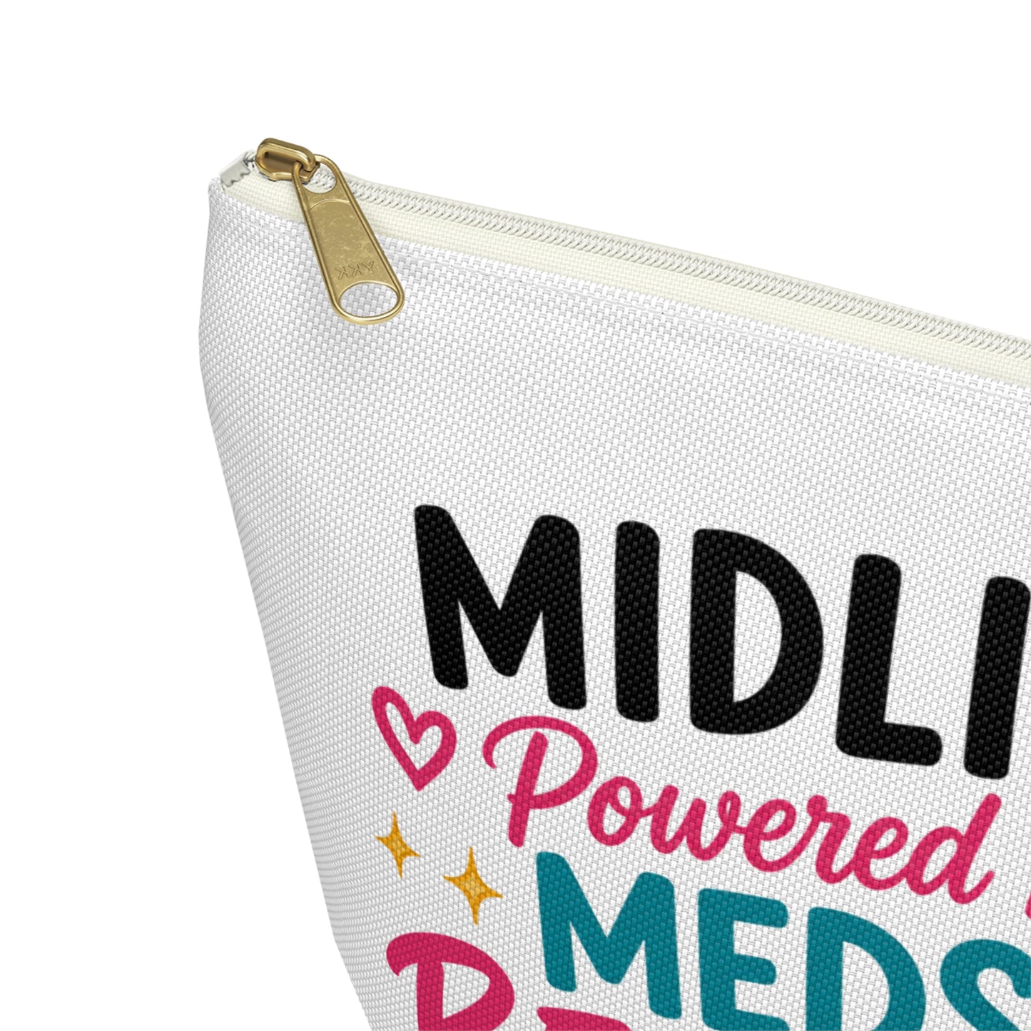 Accessory Pouch — Midlife Powered by Meds & Beauty Cosmetic Bag