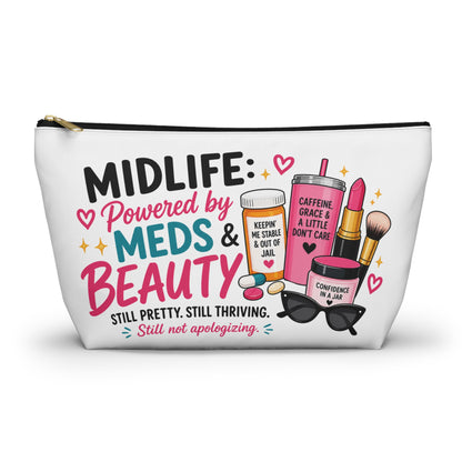 Accessory Pouch — Midlife Powered by Meds & Beauty Cosmetic Bag