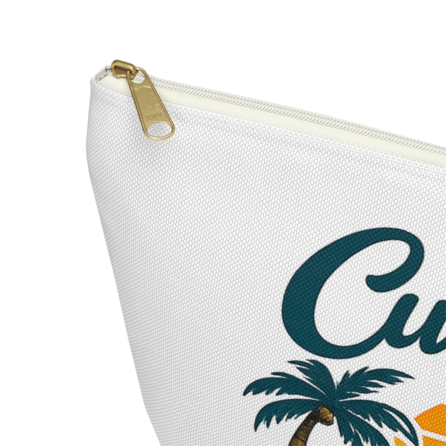 Accessory Pouch — "Currently Avoiding Everyone" Beach Sunset Travel Cosmetic Bag