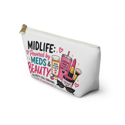 Accessory Pouch — Midlife Powered by Meds & Beauty Cosmetic Bag