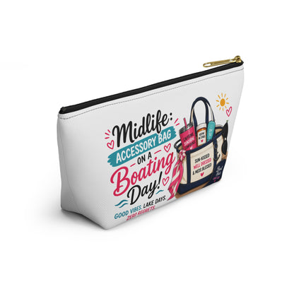 Midlife Accessory Pouch – “Accessory Bag on a Boating Day” Cosmetic Bag