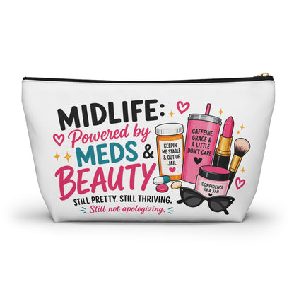 Accessory Pouch — Midlife Powered by Meds & Beauty Cosmetic Bag