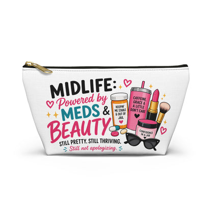 Accessory Pouch — Midlife Powered by Meds & Beauty Cosmetic Bag