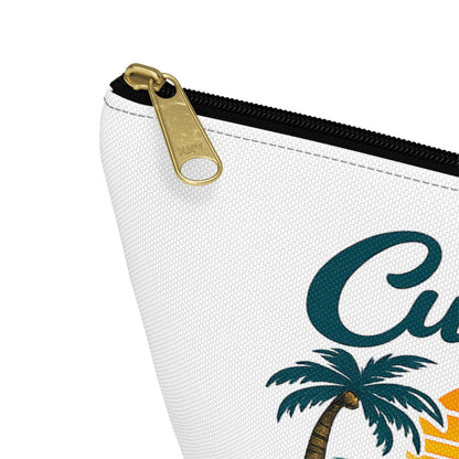 Accessory Pouch — "Currently Avoiding Everyone" Beach Sunset Travel Cosmetic Bag