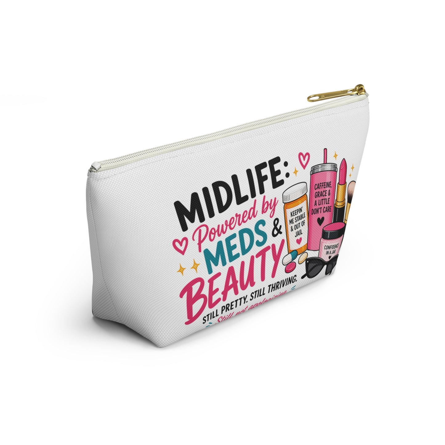 Accessory Pouch — Midlife Powered by Meds & Beauty Cosmetic Bag