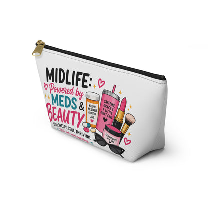 Accessory Pouch — Midlife Powered by Meds & Beauty Cosmetic Bag