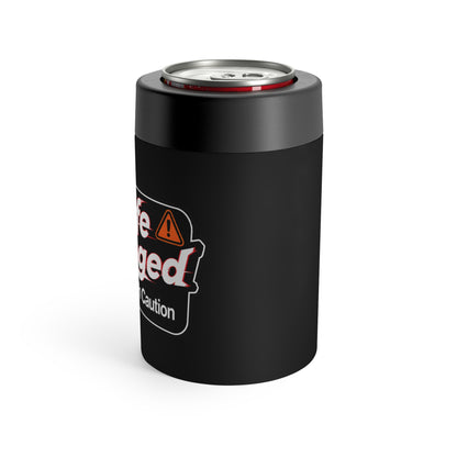 Can Holder — "Midlife Unhinged: Proceed with Caution" Funny Novelty Cooler