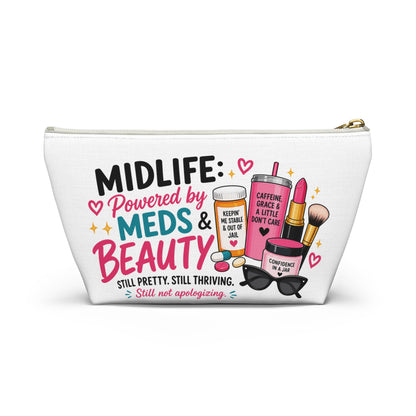 Accessory Pouch — Midlife Powered by Meds & Beauty Cosmetic Bag