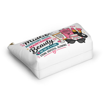 Accessory Pouch — "Midlife: Managing Meds, Maintaining Beauty" Cosmetic Bag
