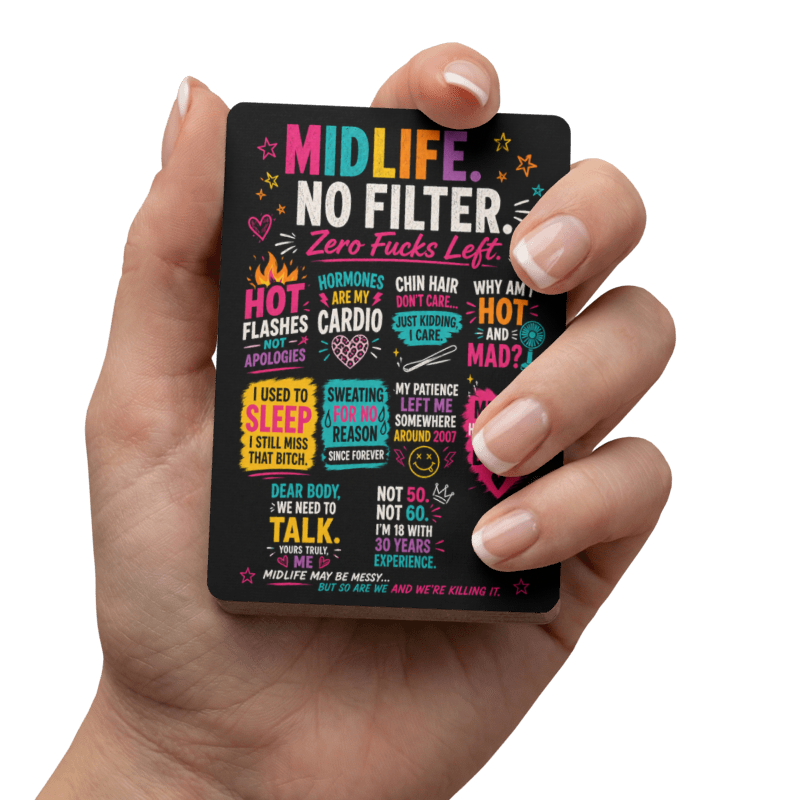 Midlife No Filter Poker Playing Cards