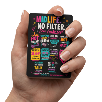 Midlife No Filter Poker Playing Cards