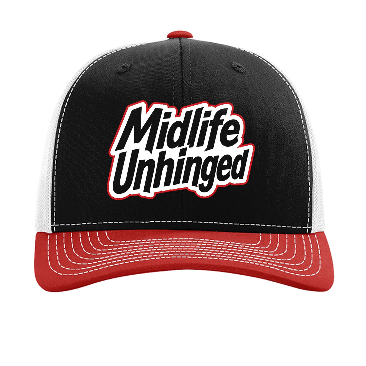 Black/ White/ Red - 112 - FRONT