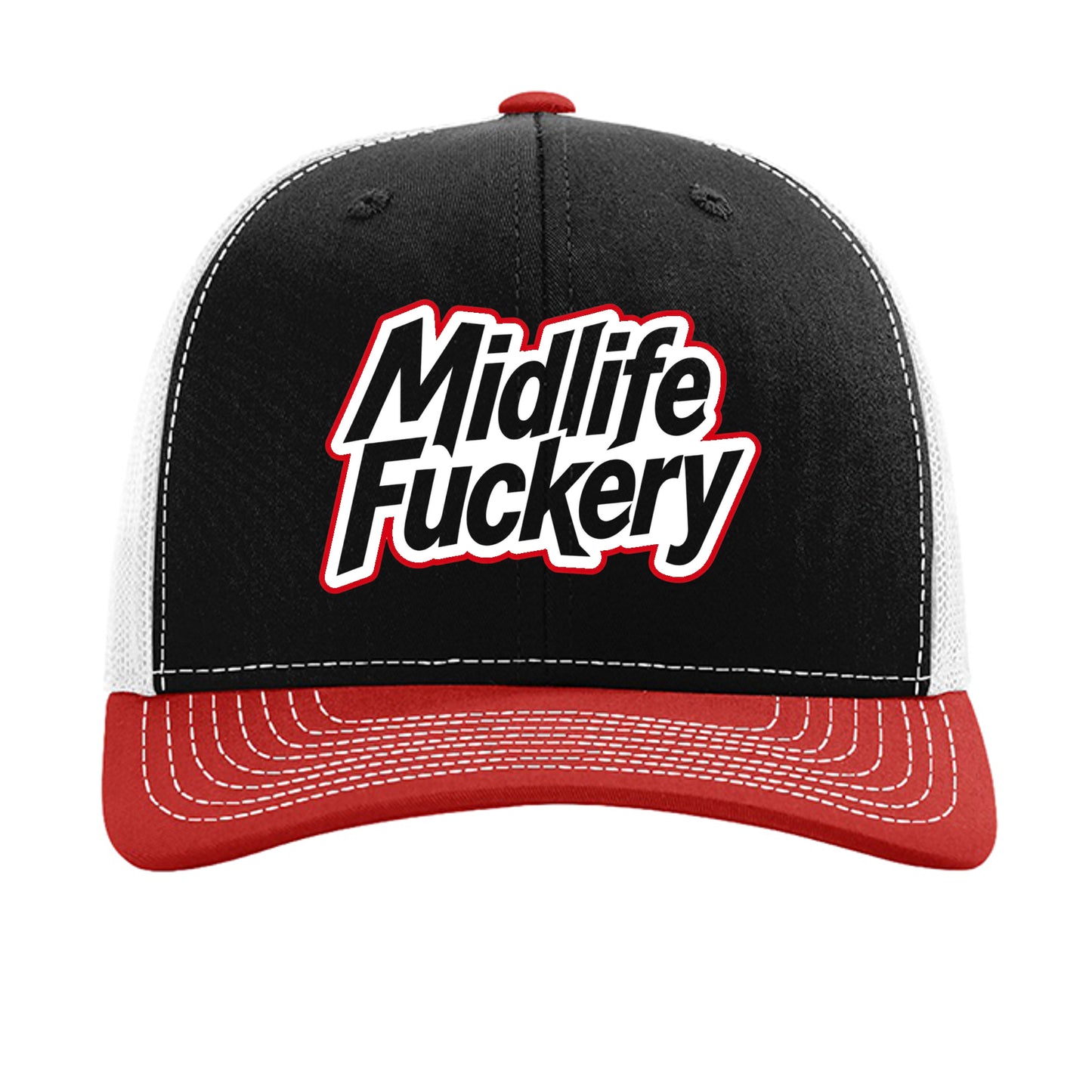 Black/ White/ Red - 112 - FRONT