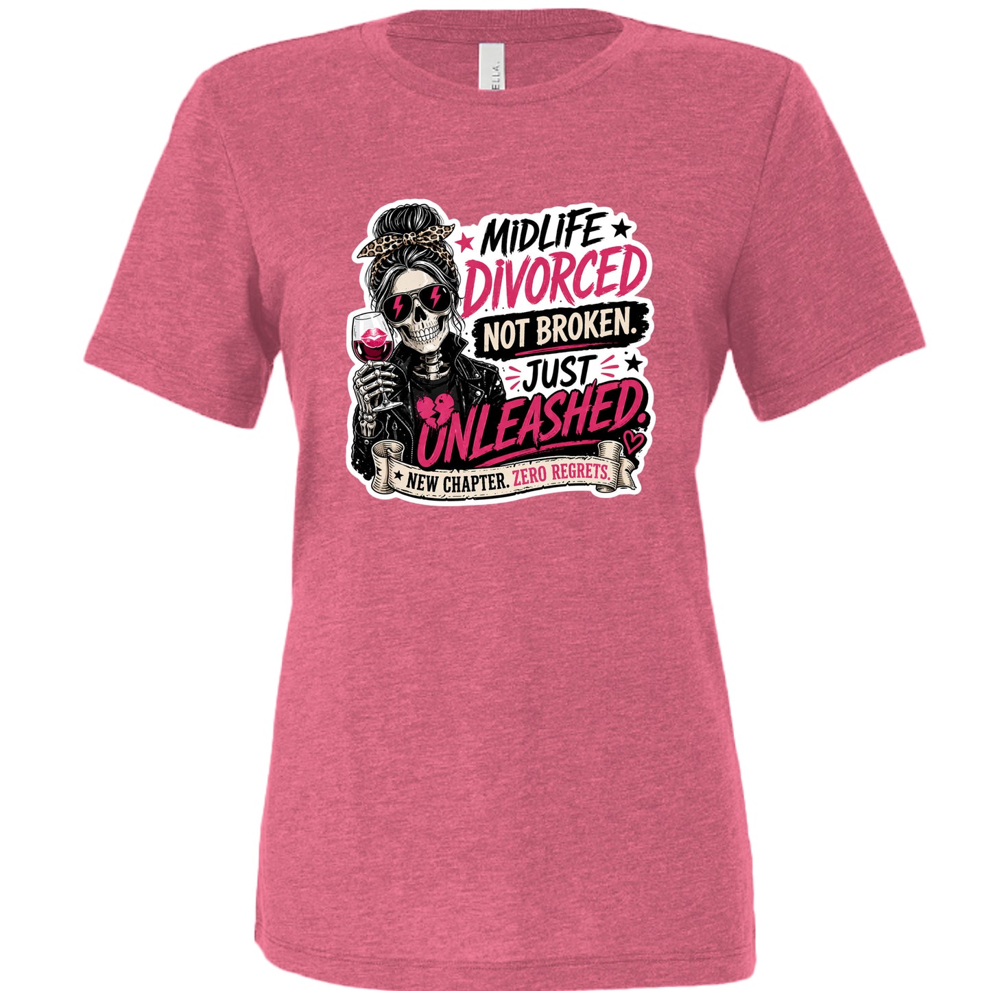 Char Pink Triblend - 6413 - FRONT