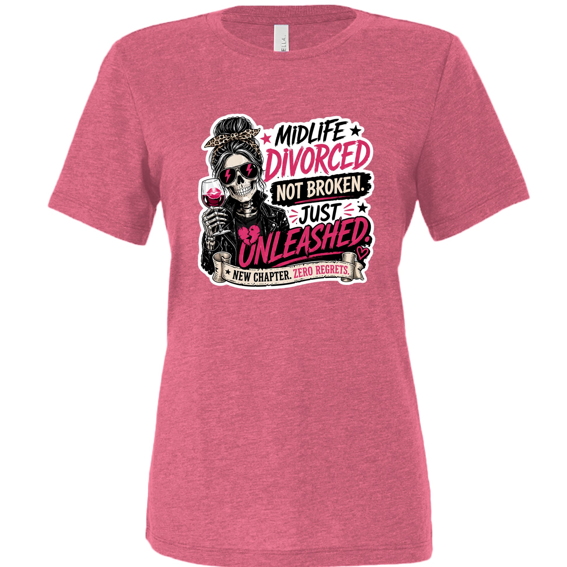 Char Pink Triblend - 6413 - FRONT