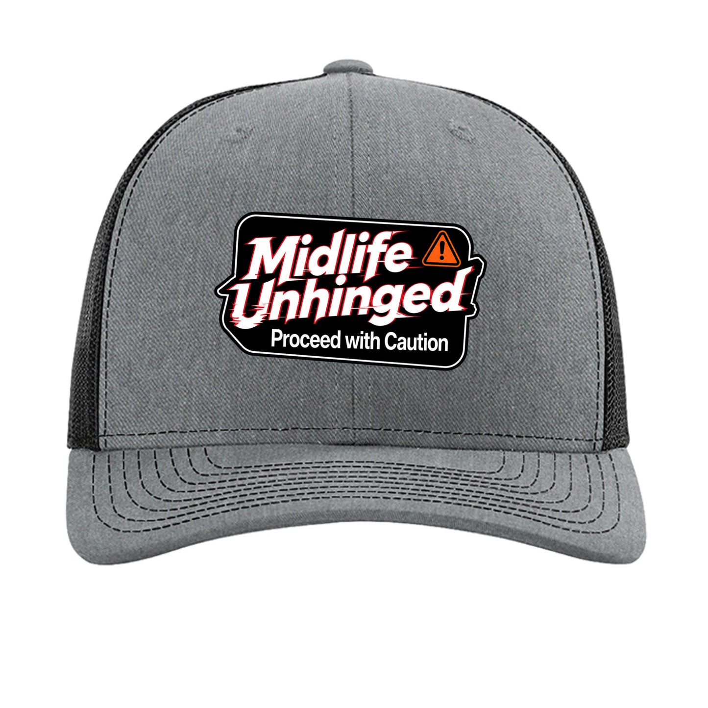 Heather Grey/ Black - 112 - FRONT