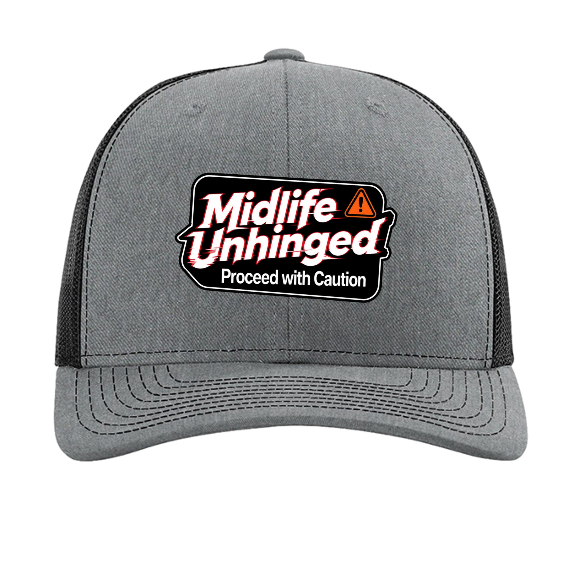 Heather Grey/ Black - 112 - FRONT
