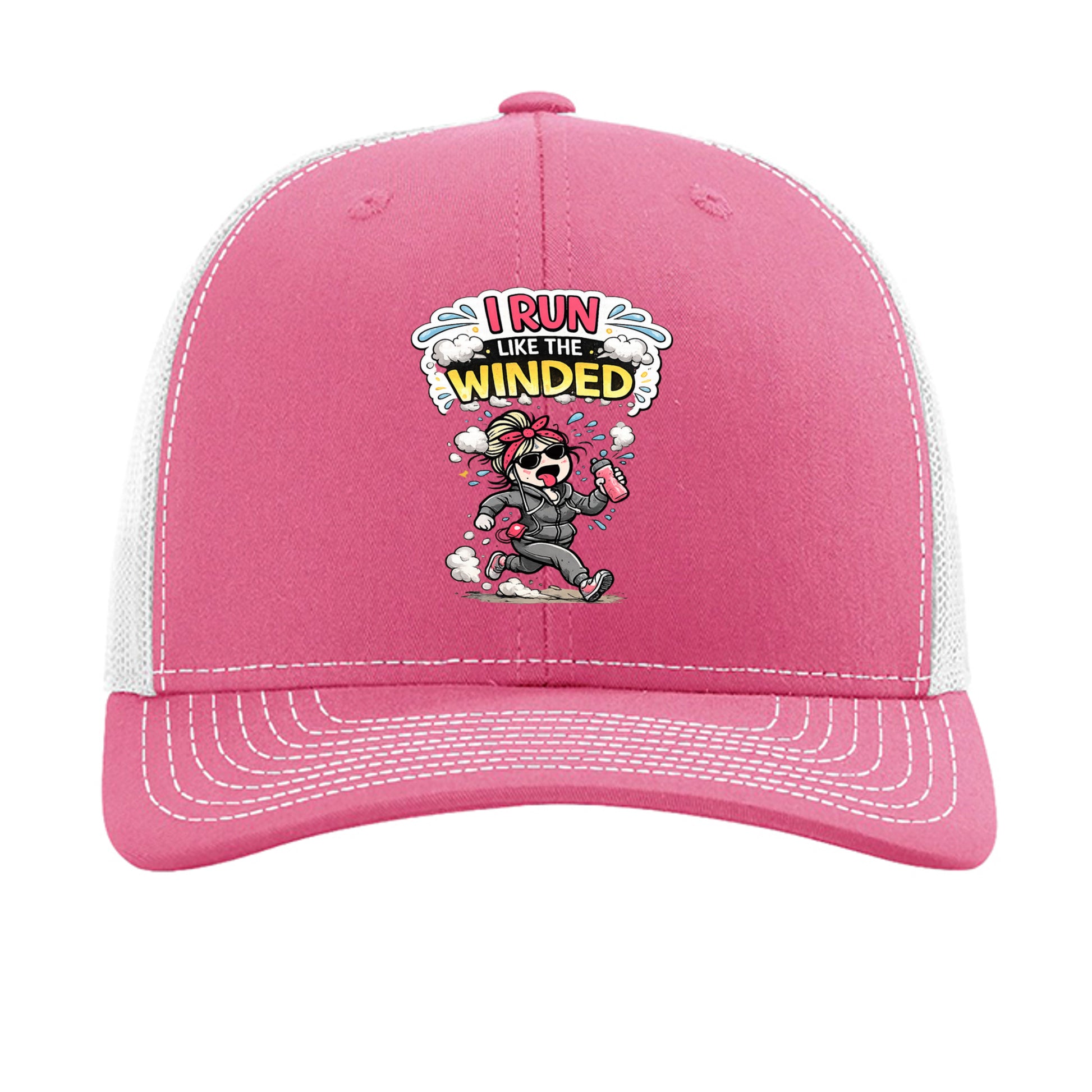 Hot Pink/ White - 112 - FRONT