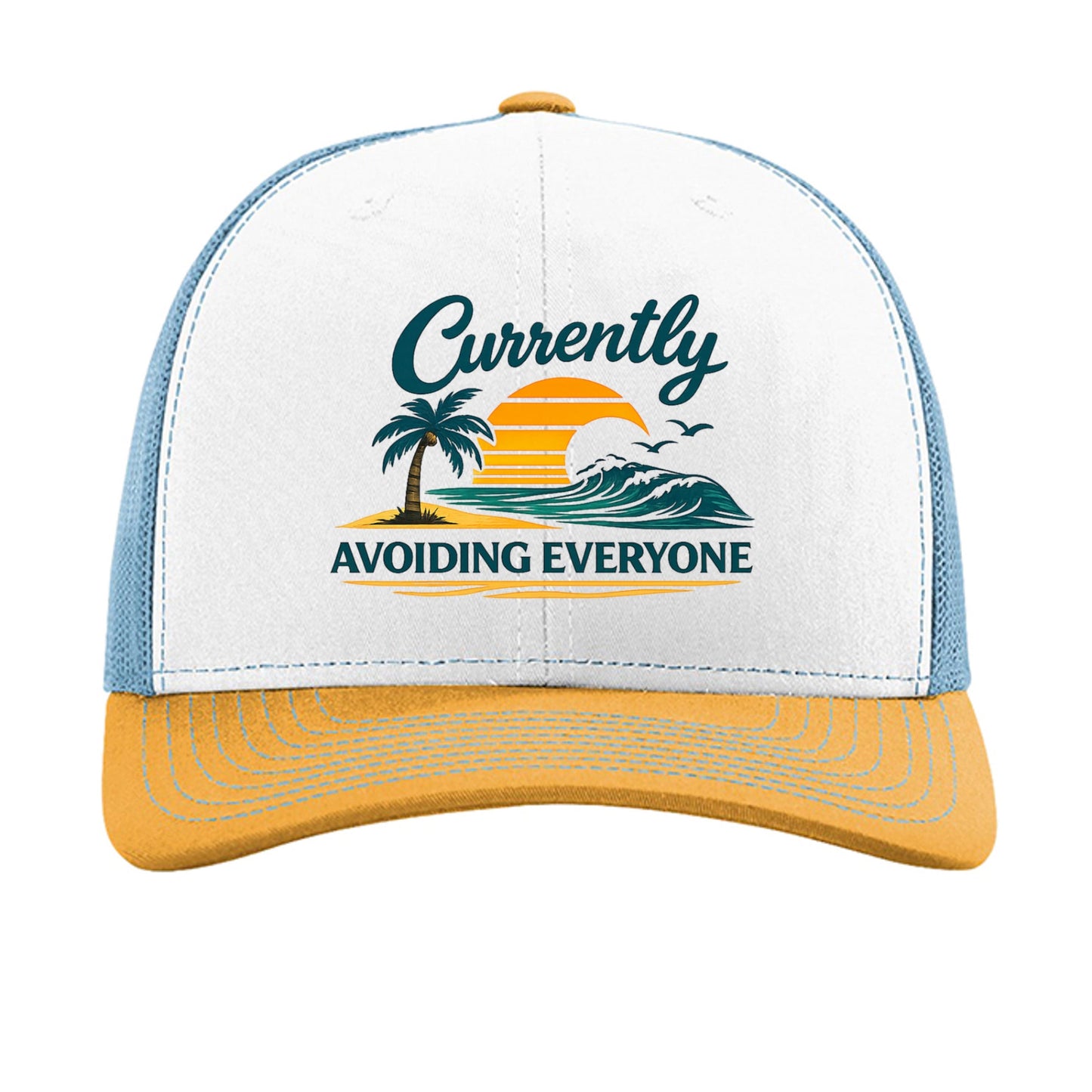 White/ Columbia Blue/ Yellow - 112 - FRONT