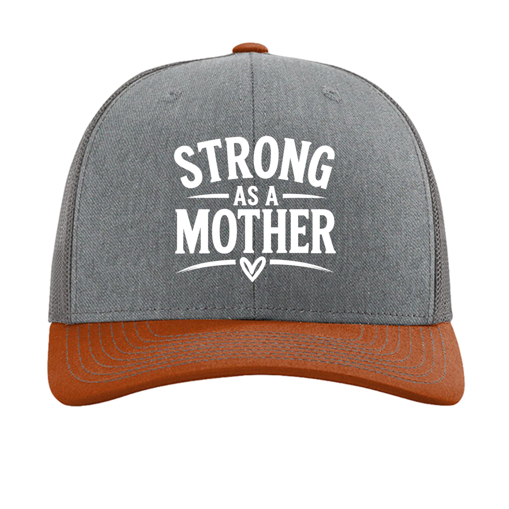 Heather Grey/ Charcoal/ Dark Orange - 112 - FRONT